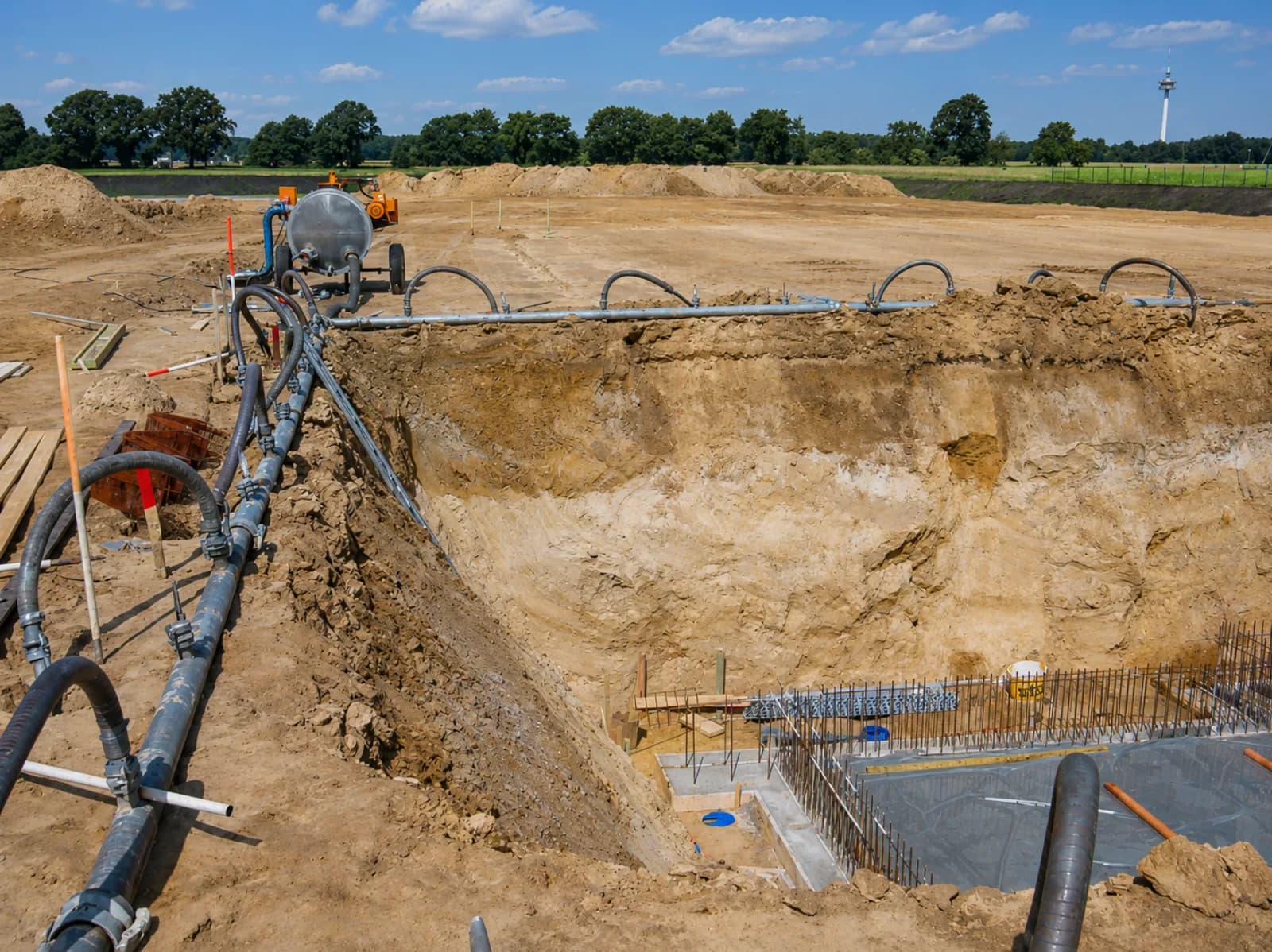 Grundwasserabsenkung und Wasserhaltung